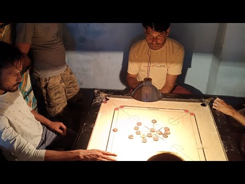 FINISH CARROM BOARD NO HAND GAME #carrom#carromboard