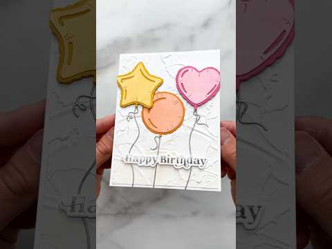 EASY DIY Birthday Card!🥳 ASMR Crafting #asmr #asmrsounds #craft