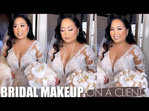 GORGEOUS BRIDAL MAKEUP ON A CLIENT! (HOODED EYES) FT. Friendcation Palette