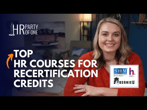 Top HR Courses for Recertification Credits