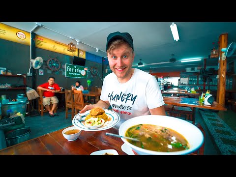 $6 THAI Street Food / What to EAT in CHUMPHON / Thailand Motorbike Tour