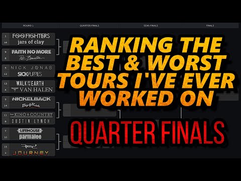 Ranking The Best/Worst Tours I've Ever Been On | PT. 2