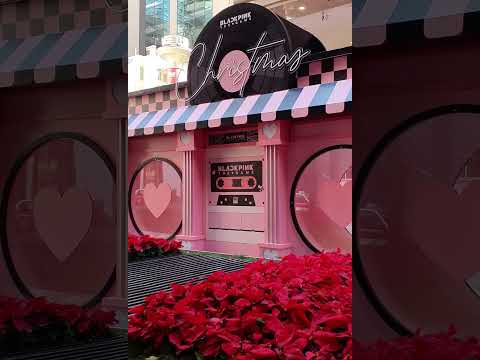 BlackPink decors at Cause Way Bay Shopping Mall Hongkong #highlights #nice