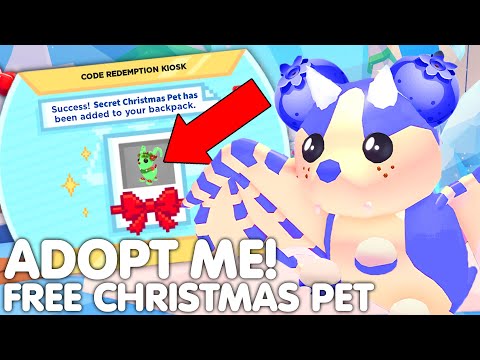 🔥HURRY CLAIM THIS NEW FREE CHRISTMAS PET YOU HAVE 24 HOURS!🎄ADOPT ME ROBLOX