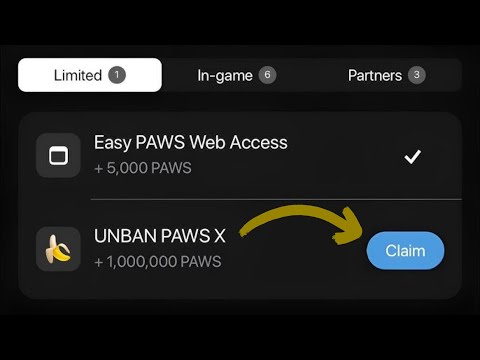 PAWS: How I completed these Two Tasks on my account #airdrop #dailycombo #paws  #viralvideo  #howto