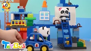 Super Panda Policeman Rescue Team | Gourmet Carnival | Cooking Competition | ToyBus