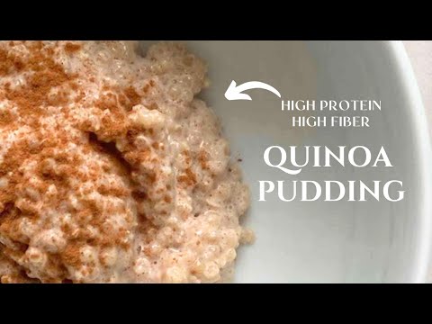 Must-Try High Protein Quinoa Pudding!