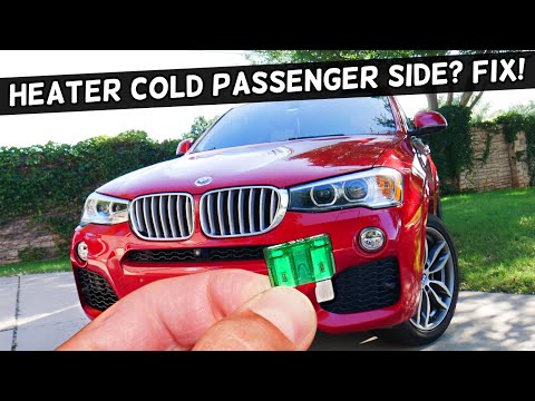 Why Heater Blows Cold Cool On Passenger Side BMW X3 X4 2010 2011 2012 2013 2014 2015 2016 2017 2018