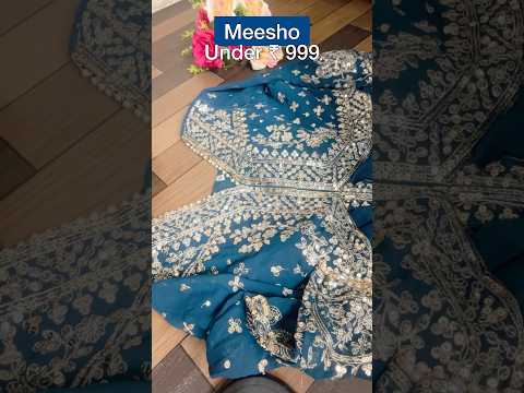 Meesho sharara set #shorts #youtubeshortsvideo #meeshohaul #meesho #meeshoshararaset #kurtaset