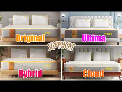 Sleepycat Mattress Comparison 2025 (Sleepycat Original Vs Ultima Vs Hybrid Vs Cloud)