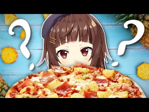 Yuusa tries pineapple pizza for the first time