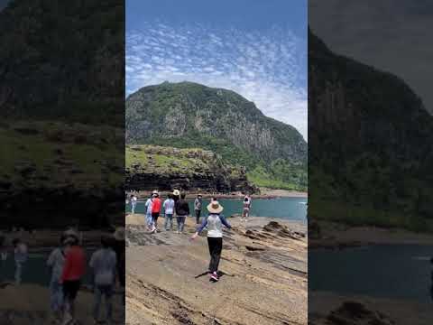 Travel to Jeju Island with Beautiful Nature, South Korea / Yongmeori Coast(용머리 해안)