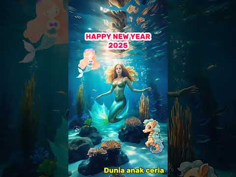 HAPPY NEW YEAR|| SELAMAT TAHUN BARU || mermaid #mermaid #fypシ゚ #shorts #laguanakanak