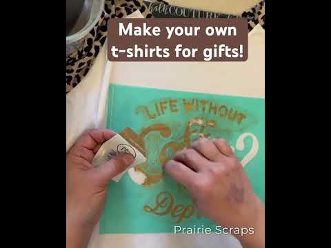 Make your own homemade gifts!   #homemadegifts #tshirt #christmas