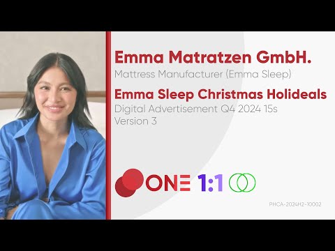 Emma Sleep Christmas Holideals Digital Ad Q4 2024 15s (Philippines, Version 3) [1:1/ST]