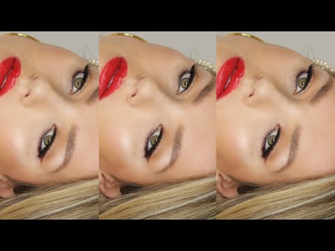 How to do makeup for date night with Red Lips