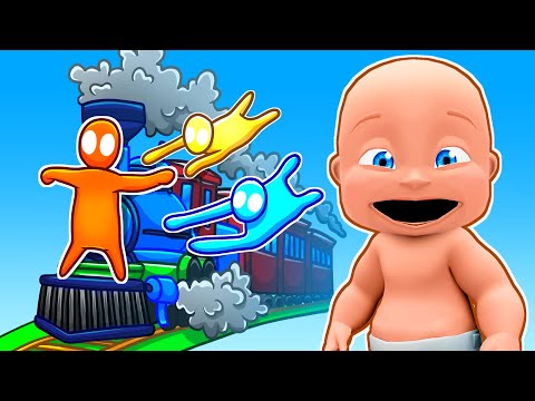 Babies play GANG BEASTS!