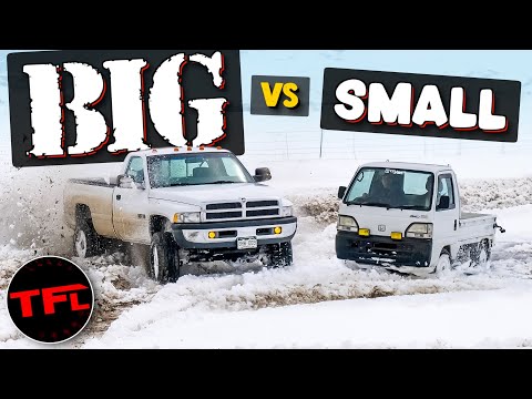 Kei Truck vs Cummins: Does Size Matter In The Snow?