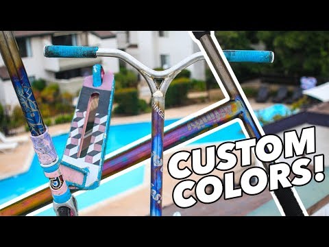 CUSTOMIZE YOUR TITANIUM SCOOTER BARS