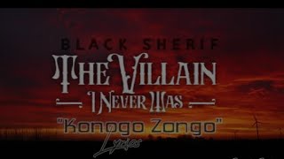 Black Sherif -KONONGO ZONGO (Official Lyrics) #thevillainineverwas #konogozongo #blacksherif