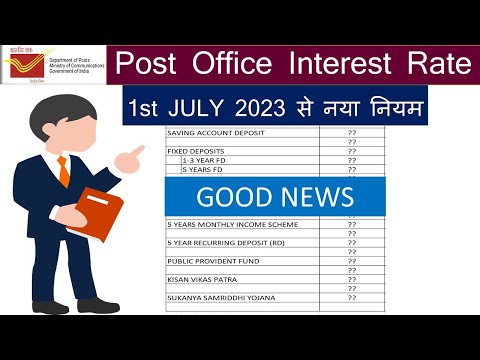 Post office Small Saving Scheme latest Interest Rate July 2023 | Post office rd scheme | PPF rate