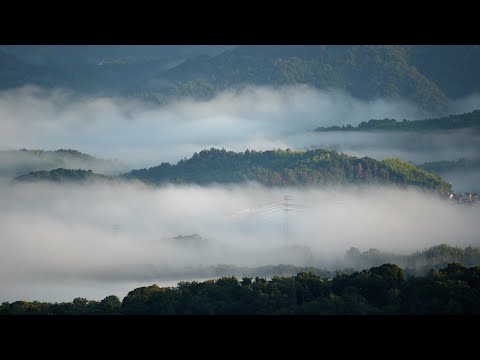 夜明け、若草山より