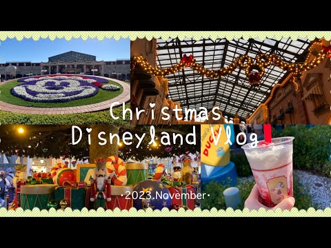 【Disney Vlog】待ちに待ったクリスマスディズニーランドを満喫してきた日🎄🌟