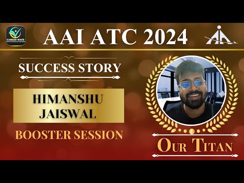 Success talks with Himanshu Jaiswal (BOOSTER SESSION) #aaijeatc #aaiatc #aaicw #careerwave