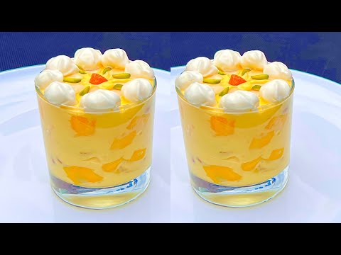 Mango Dessert Recipe | Eid recipe mango Mousse Recipe | Easy Mango Dessert