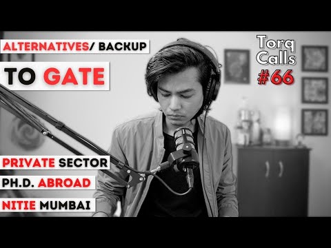 Backups to GATE | MS/Ph.D. Abroad | NITIE Mumbai | Private Sector