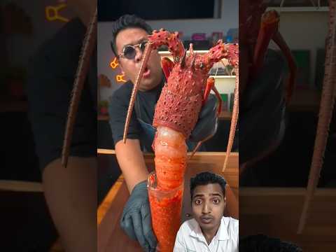 Red Giant Lobster🦐🦞 #shorts#food #seafood #lobster #ytshort #shortsfeed