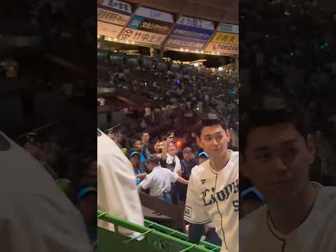 ビクトリーロード #ショート動画 #プロ野球 #ライオンズ#西川愛也#外崎修汰 #岸潤一郎