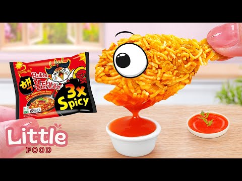 Cooking Made Easy !! Crispy Fried Chicken Drumsticks Wrapped in Noodles | Little Food Cooking