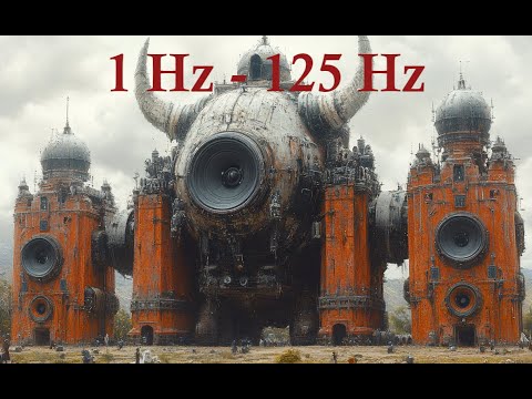 1-125 Hz Deep Bass Subwoofer Test | Ultimate Low Frequency Sound Test for Subwoofers & Audio Systems