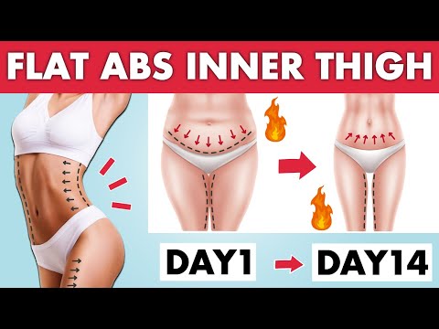 ABS + INNER THIGH Workout To Get FLAT BELLY IN 14 DAYS