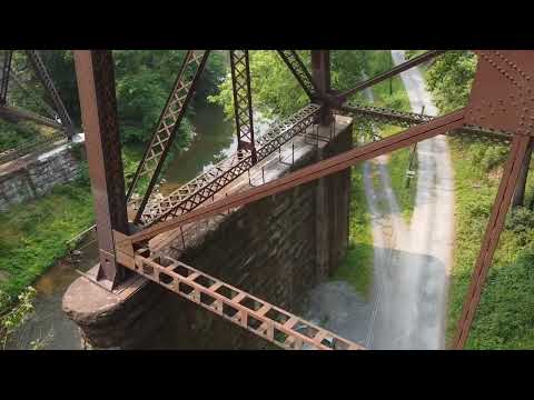 Exploring the Abandoned Martic Forge Trestle Bridge