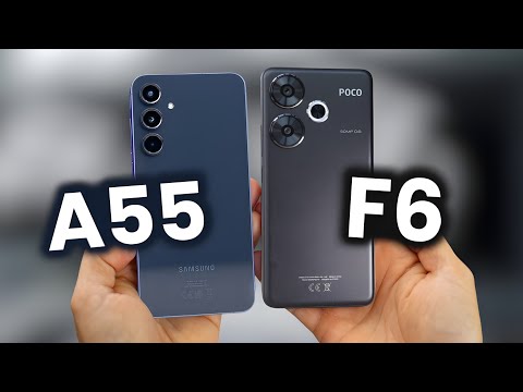 Samsung A55 vs Xiaomi Poco F6 en 2025