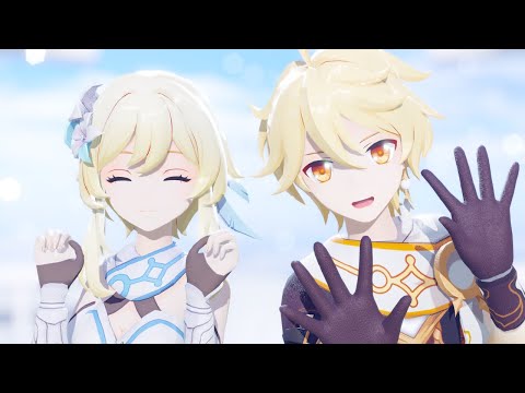 【原神MMD】アニサマ2022Sparkle/空＆蛍【Animelo Summer2022/Genshin Impact/Aether/Lumine/4K】