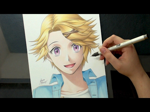 Speed Drawing - Yoosung Kim (Mystic Messenger)