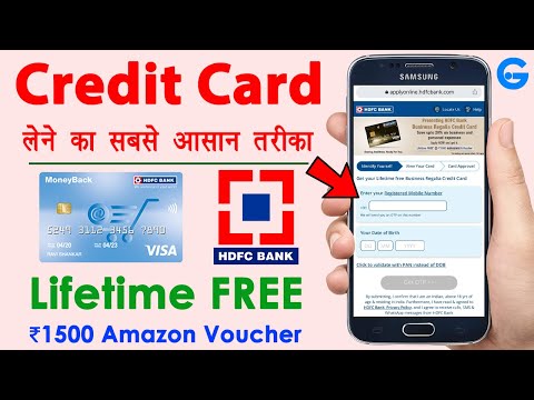 HDFC Bank Credit Card Apply Online 2022 - Lifetime free credit card without income proof | Guide