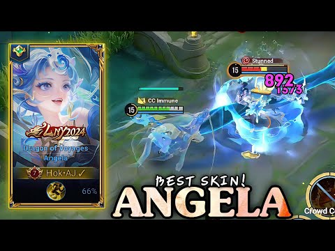 ANGELA "DRAGON OF VOYAGES LNY2024" | ANGELA BEST SKIN ♥️ - HONOR OF KINGS