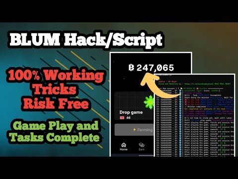 Unlimited BLUM Points Earning Tricks | BLUM Hack | BLUM Script | BLUM Auto Bot