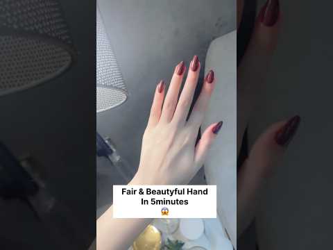 Get Fair Hand In Just 5minutes | Most Easy Manicure,Remove Suntan #skincare #mani #feetswhitening