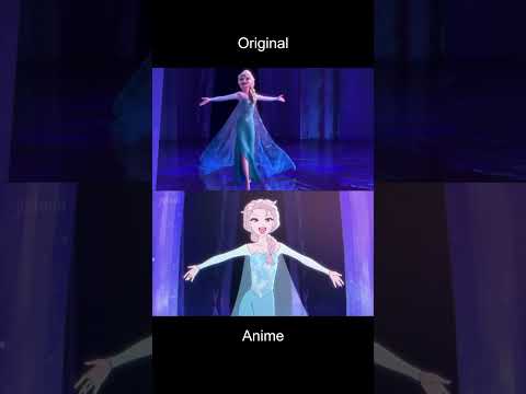 Let It Go Original vs Anime (FASH Animation)