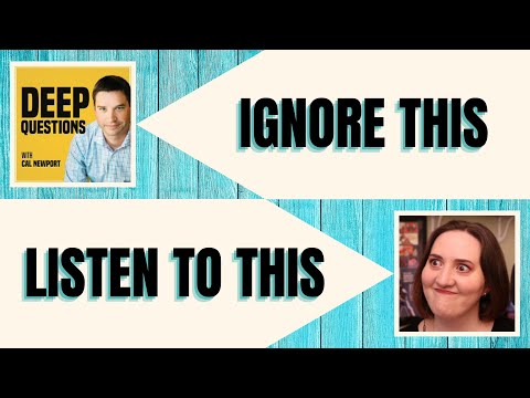 Cal Newport Podcast | DON'T Listen To His "Tough Love" Procrastination Tips