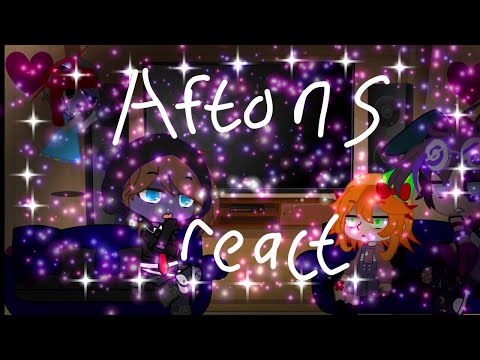 Aftons react to smiling critters//fnaf×poppyplaytime// credits in desc