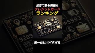 世界で最も高級なクレジットカードランキング#雑学 #知識#shorts