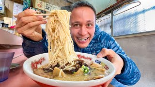 Japanese Food!! $6 ALL YOU CAN EAT 🍜 Udon + Ramen in Fukuoka!!