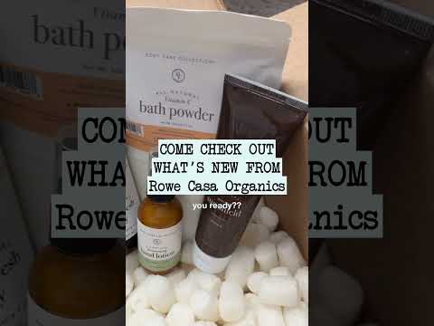 I spy something new from @rowecasaorganics! Code ALLI will save you 20% on your first order!