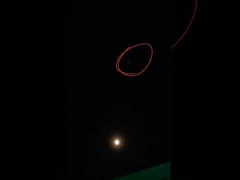 UFO spotted in sky 😯😮|| don't miss #ytshortsindia #shortsfeed #pspk #space #telugu #trending  #bgm